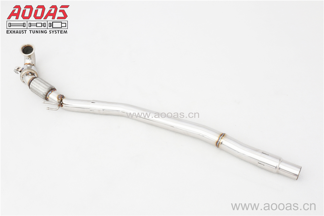 Volkswagen Golf 7R 2.0T All SS304 / Cat (With Cat) Downpipe